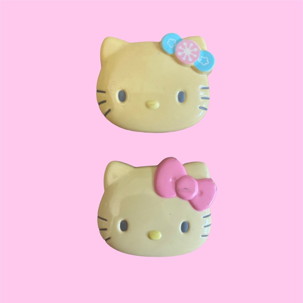 y2k Hello Kitty Plastic Hair Clips